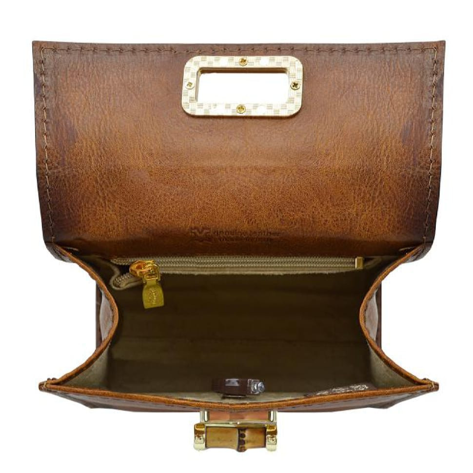 Pratesi BMA298/26 - Castalia B298/26 Lady Bag in cow leather Castalia B298/26 Brown