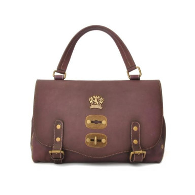 Pratesi BVI162/P - Woman Bag Castell'Azzara Small in cow leather Bruce Violet
