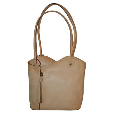 Pratesi BPA465 - Consuma Shoulder Bag in cowhide leather Bruce Panna