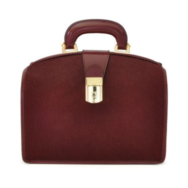 Pratesi CCH120/29T - Miss Brunelleschi Cavallino Lady Bag in real leather Cavallino Chianti