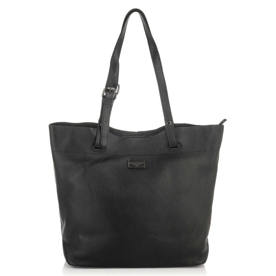 Сумка жіноча шкіряна GIORGIO FERRETTI GF2019201-1 чорна