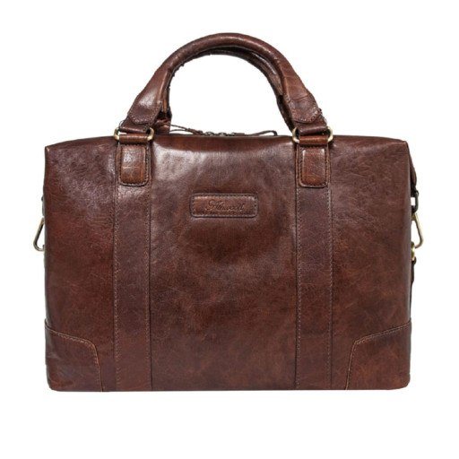 Cумка чоловіча для ноутбука 15 Ashwood G34 Brandy (Коричневий)