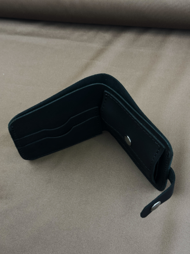 Classic genuine leather wallet SD006 (black) 