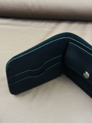 Classic genuine leather wallet SD006 (black) 