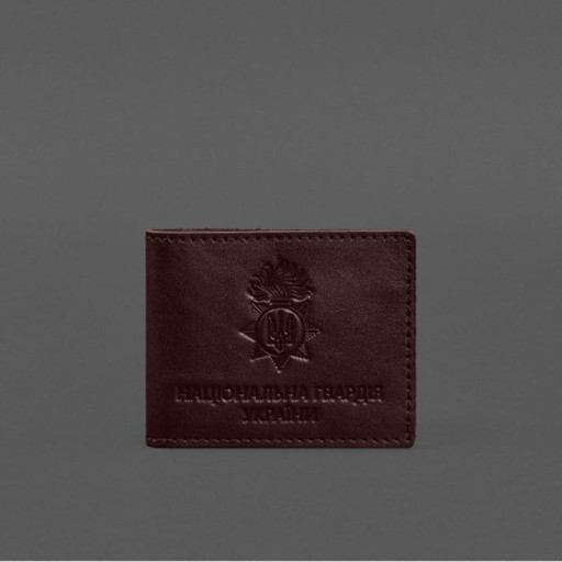 Шкіряна обкладинка для службового посвідчення Національної гвардії Бордова