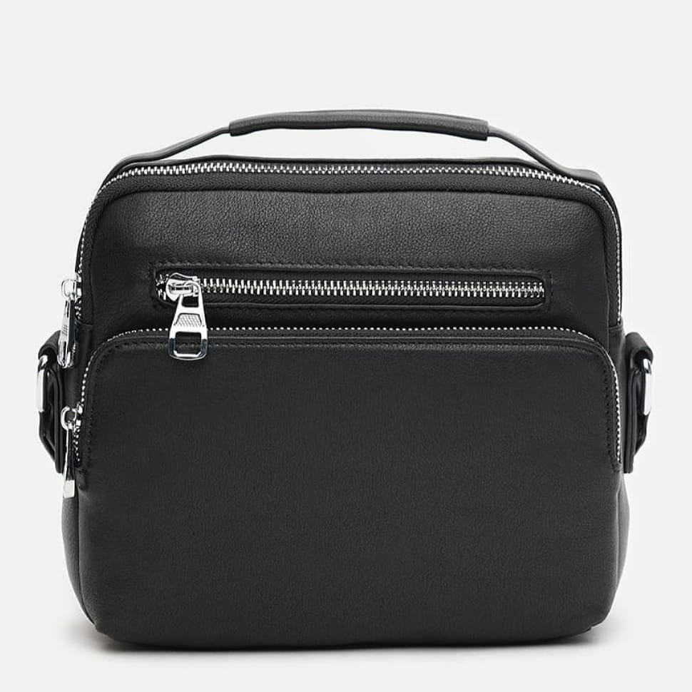 Чоловіча шкіряна сумка Ricco Grande K12001-2bl-black