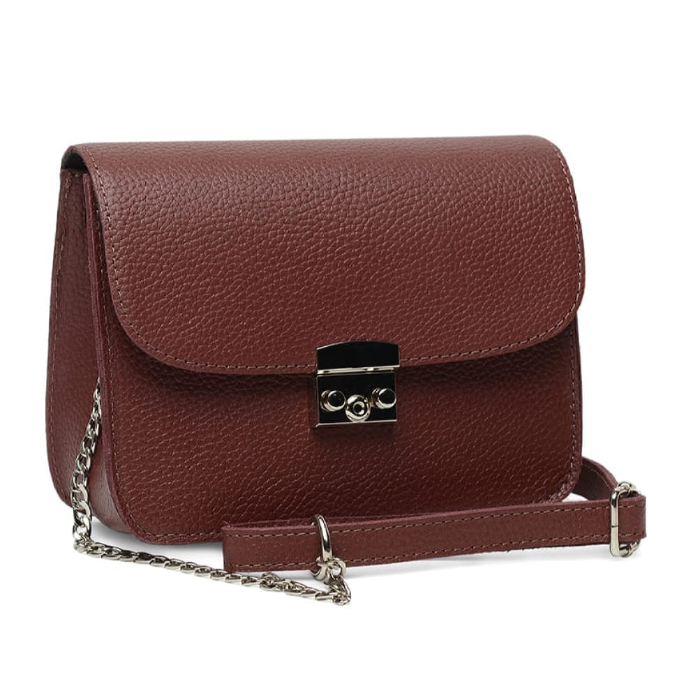 Жіноча шкіряна сумка Ricco Grande 1l650-bordo