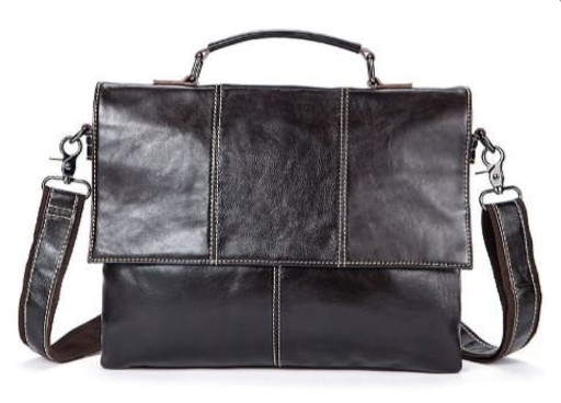 Мужская сумка кожаная Vintage 14854 Коричневая