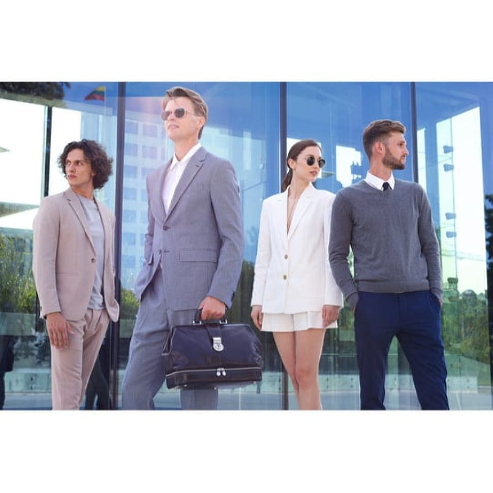 Шкіряний саквояж із замком Time Resistance - Northern Lights - чорний 5216101