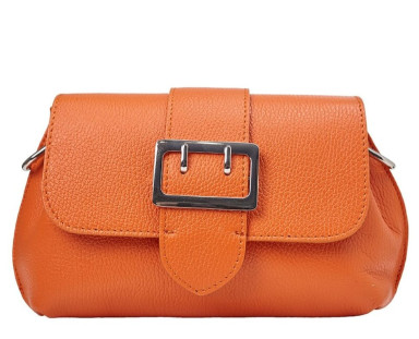 Кожаная женская сумка Virginia Conti Italy - Art02601orange