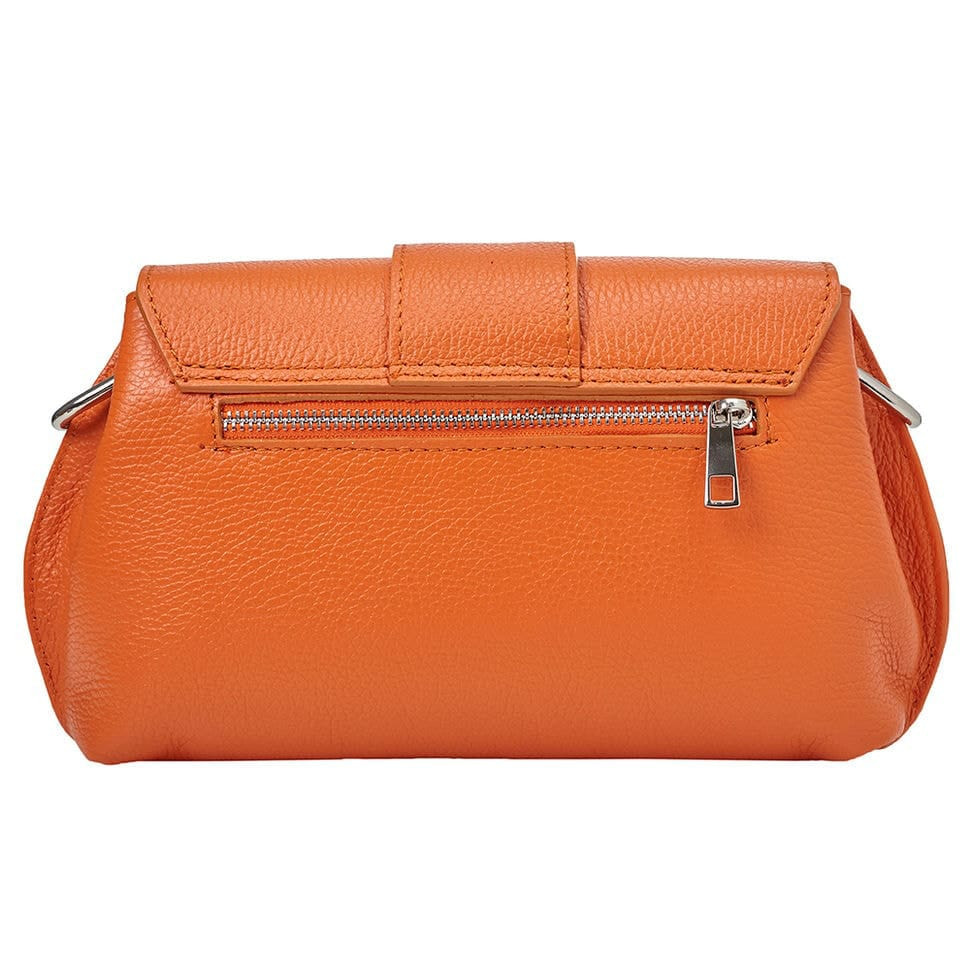 Кожаная женская сумка Virginia Conti Italy - Art02601orange