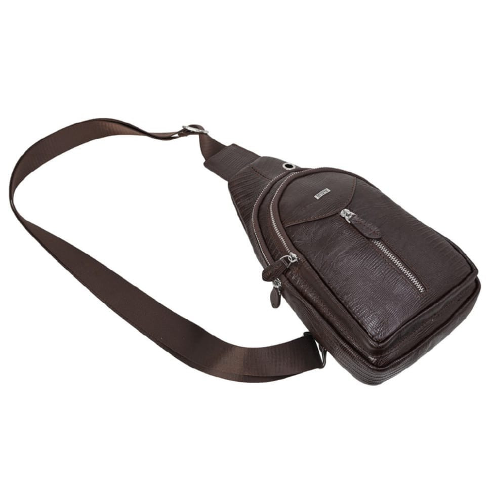 Барсетка шкіра м'яка Desisan 1464-142 коричневий лазер