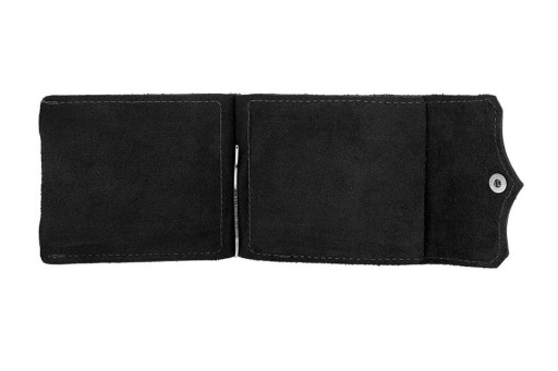 Затиск на кнопці, чорний Grande Pelle 110110