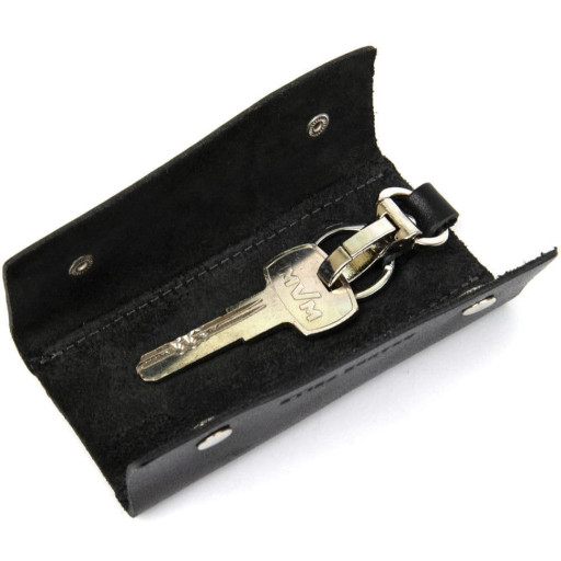 Універсальна шкіряна ключниця GRANDE PELLE 11351 Чорний