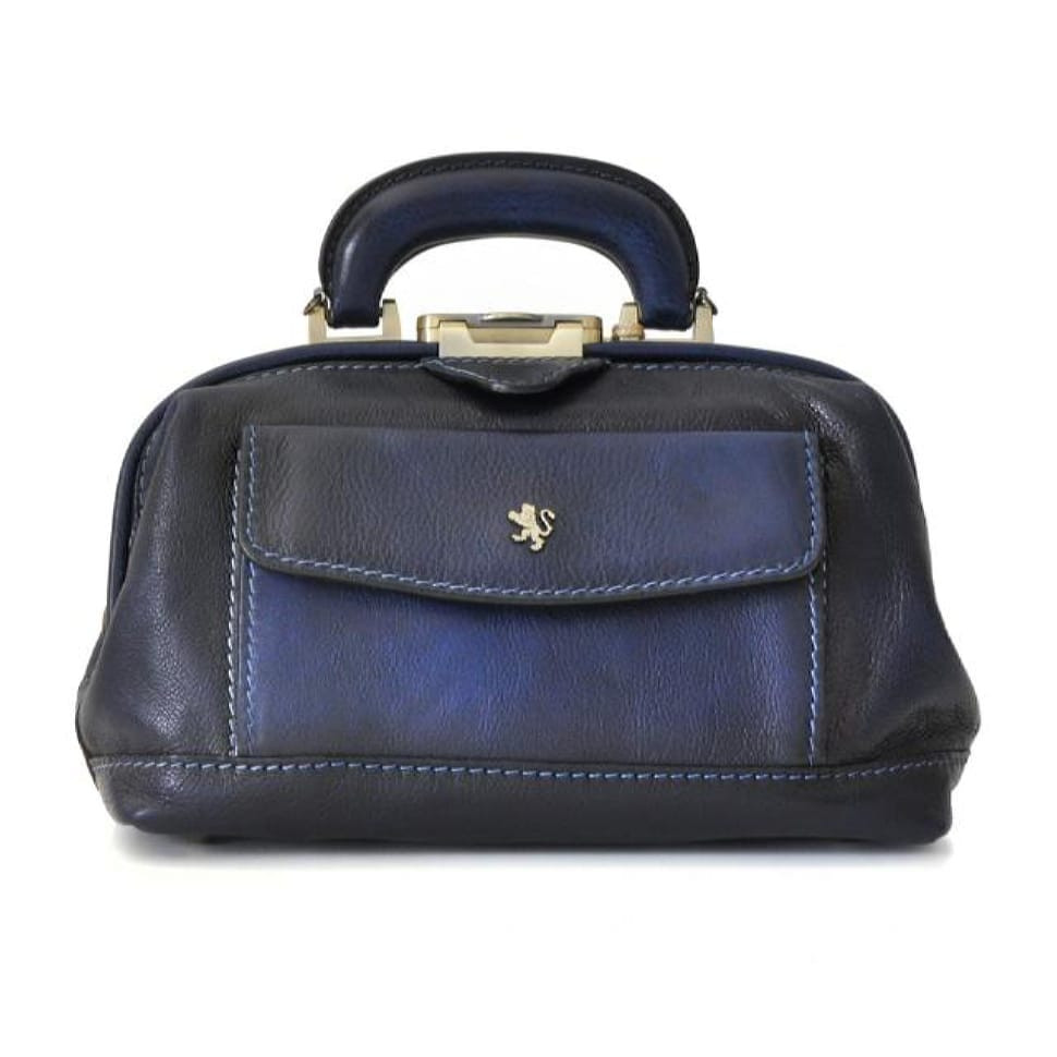 Pratesi BBL562/P - Лікар Lady bag 562/P in cow leather Bruce Blue