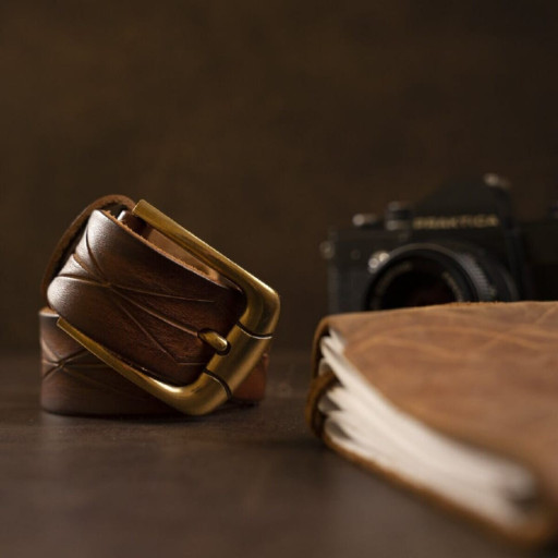 Стильний замшевий ремінь для жінок Vintage 20772 Чорний