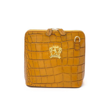 Pratesi KSE467 - Volterra King Lady Bag in real leather King Mustard