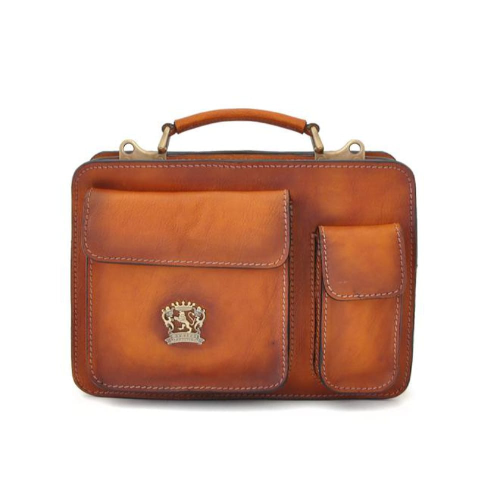 Pratesi BCO466/28 - Business Bag Milano Мале в шкіряній kožeній Bruce Cognac
