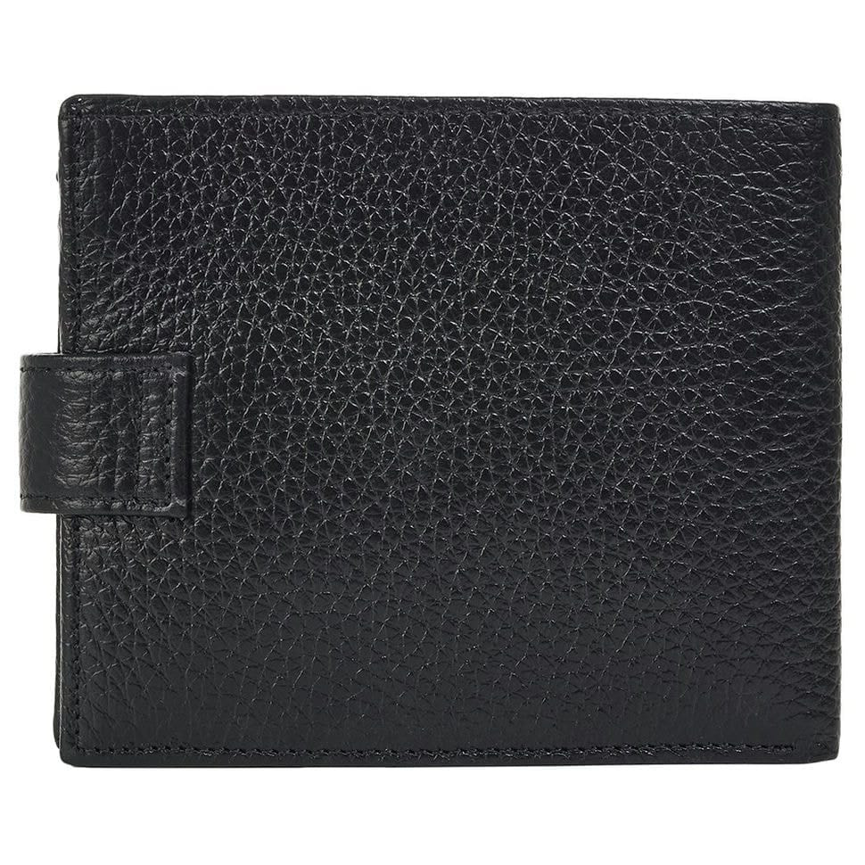 Портмоне шкіра Desisan 087-01-339 чорний флотар з бордо всередині