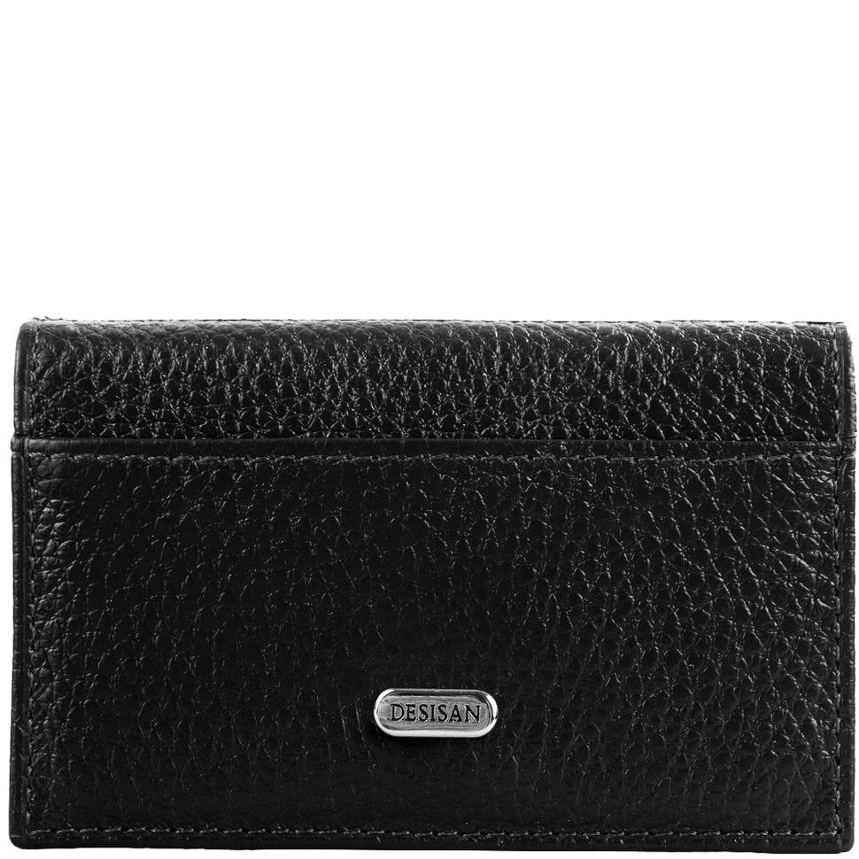 Обкладинка авто+кредитниця шкіряна Desisan 905-01 чорний флотар