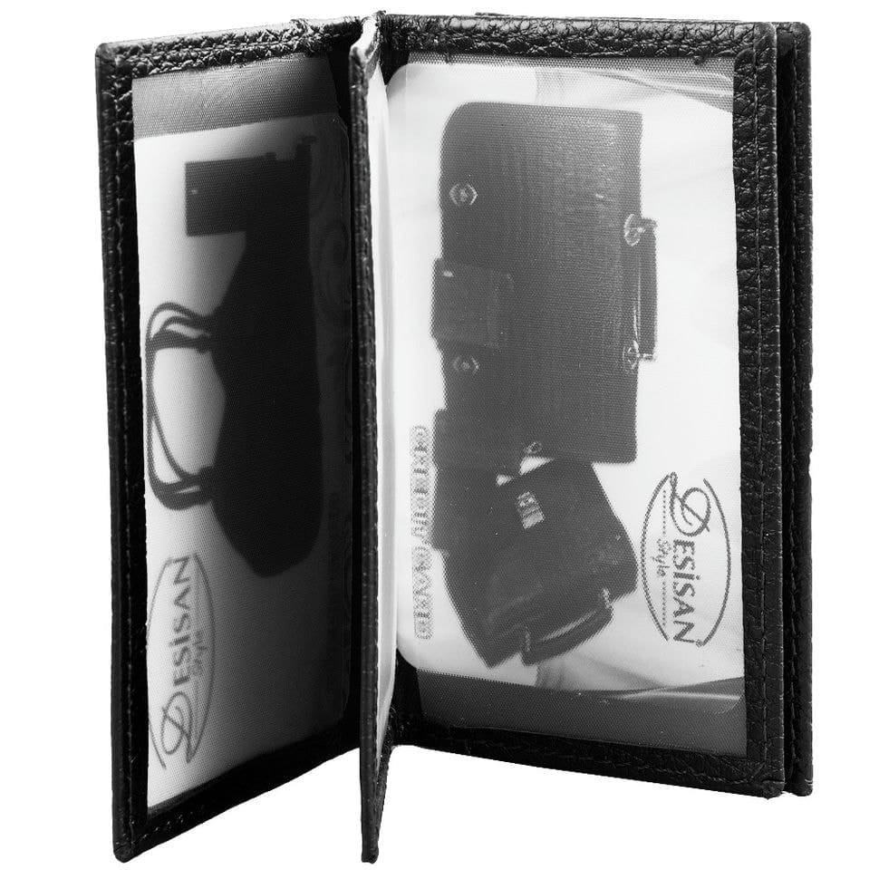 Обкладинка авто+кредитниця шкіряна Desisan 905-01 чорний флотар