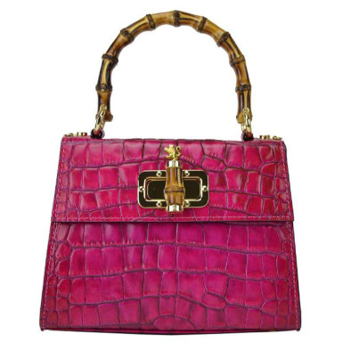 Pratesi KFU298/26 - Castalia K298/26 Lady Bag in cow leather Castalia K298/26 Fuxia