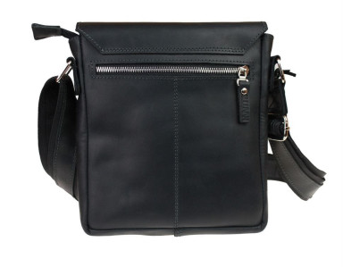Men's leather shoulder bag SULLIVAN 354125(30) black