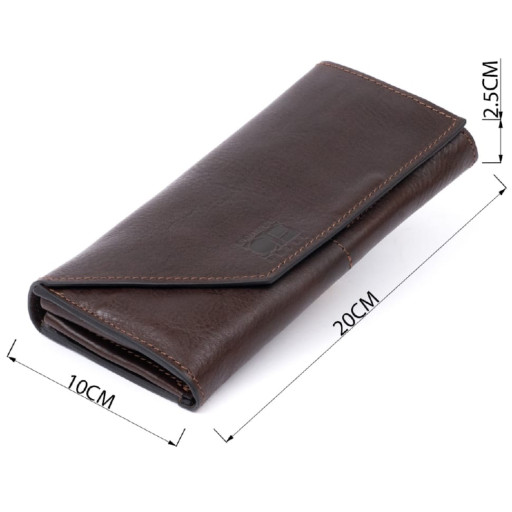 Місткий жіночий гаманець-клатч із двома відділеннями на блискавках ST Leather 19431 Синій