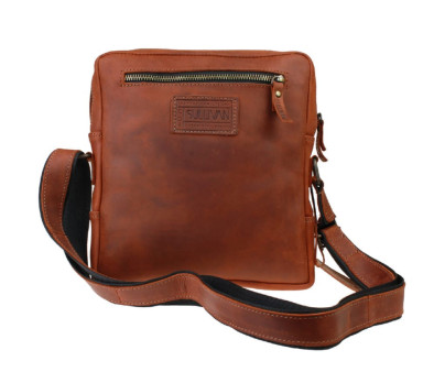 Men's leather shoulder bag SULLIVAN 354149(32) light brown