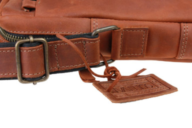 Men's leather shoulder bag SULLIVAN 354149(32) light brown