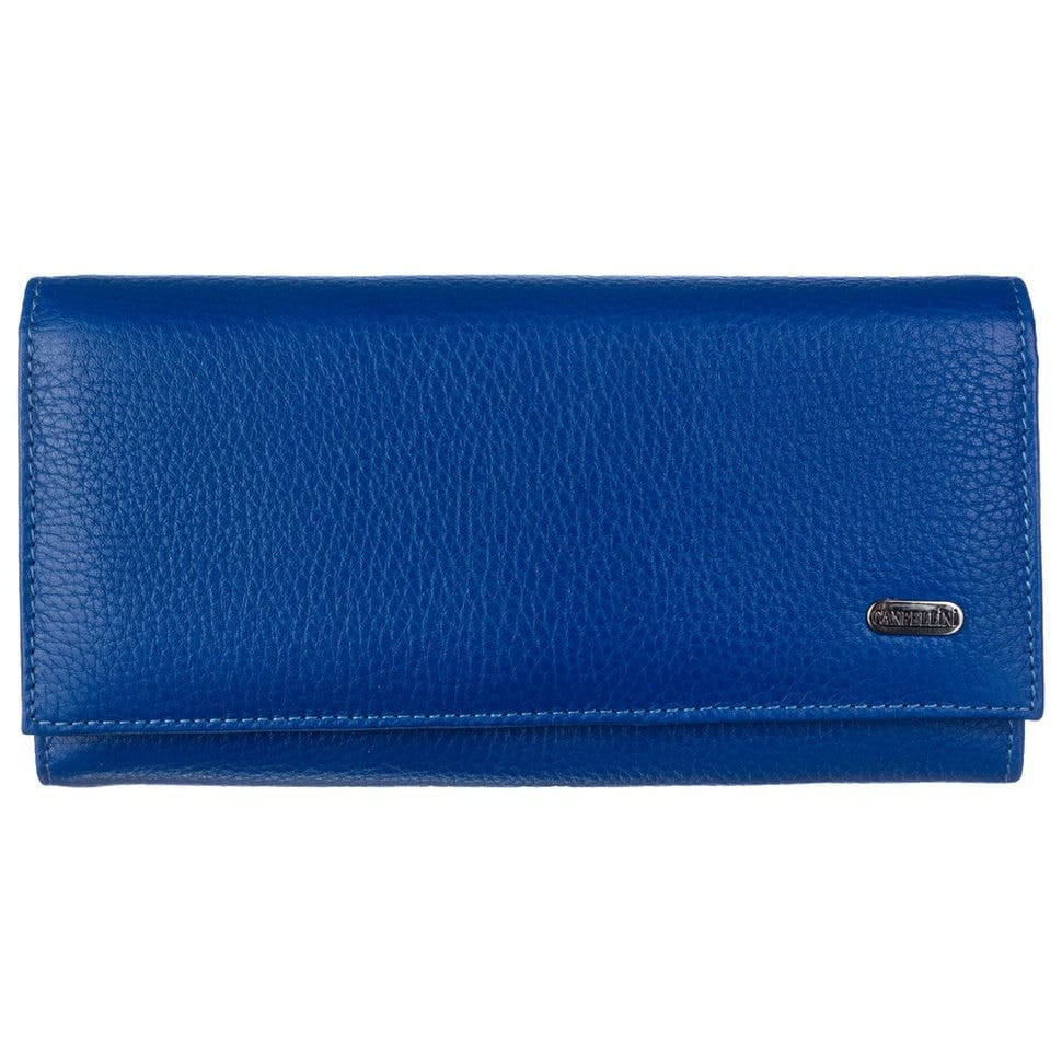 Гаманець жіночий шкіряний CANPEL 346-304 яскраво-синій флотар