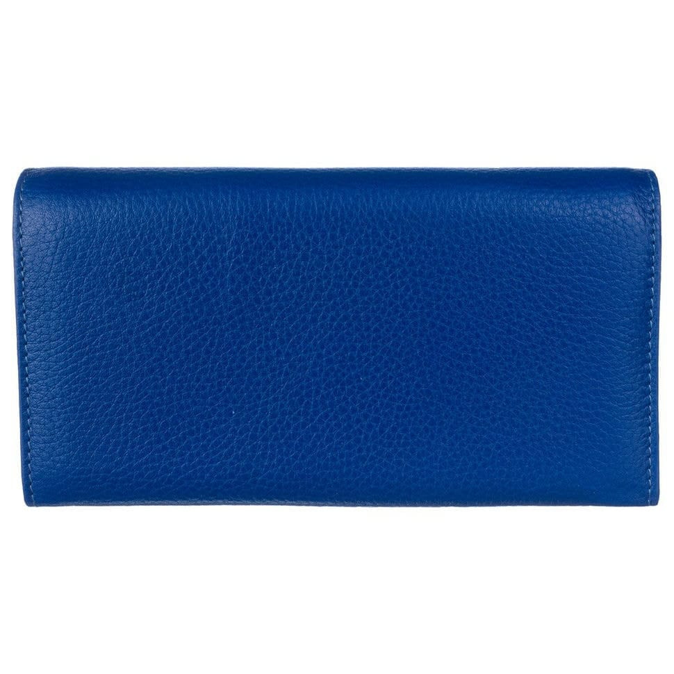 Гаманець жіночий шкіряний CANPEL 346-304 яскраво-синій флотар