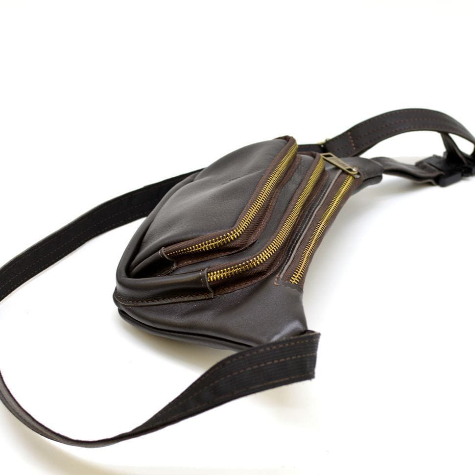 Belt bag from genuine leather GC-8179-3md TARWA
