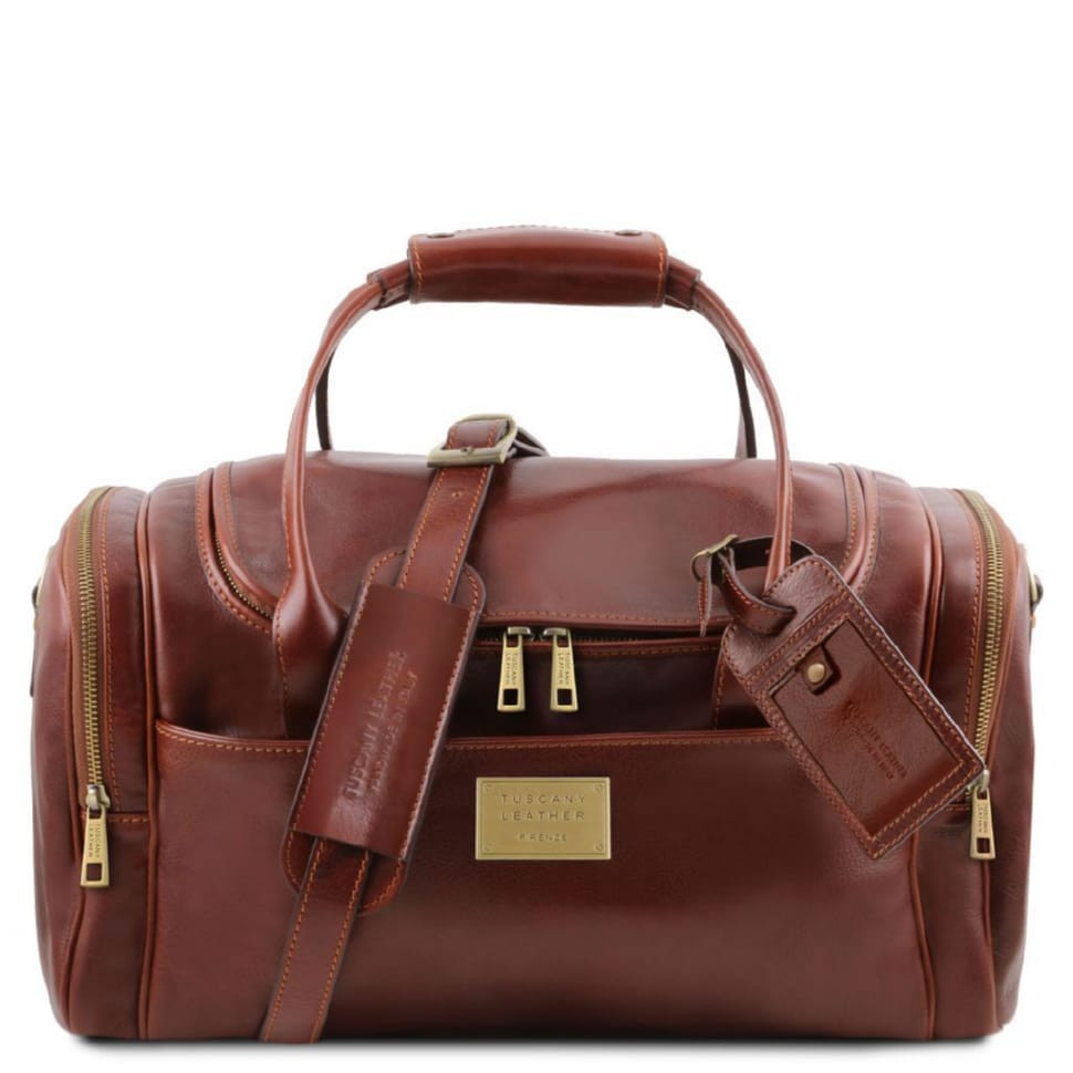 TL Voyager Дорожня шкіряна сумка Tuscany (Італія) TL141441