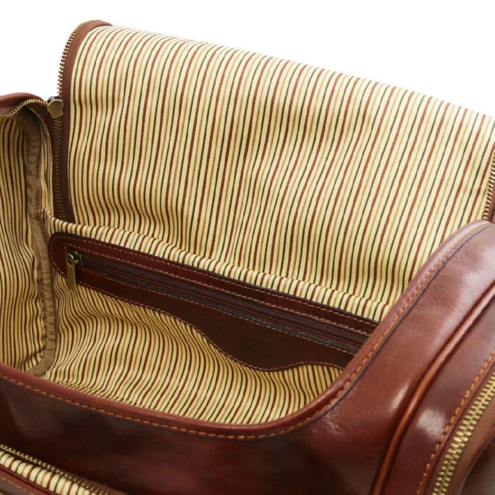 TL Voyager Дорожня шкіряна сумка Tuscany (Італія) TL141441