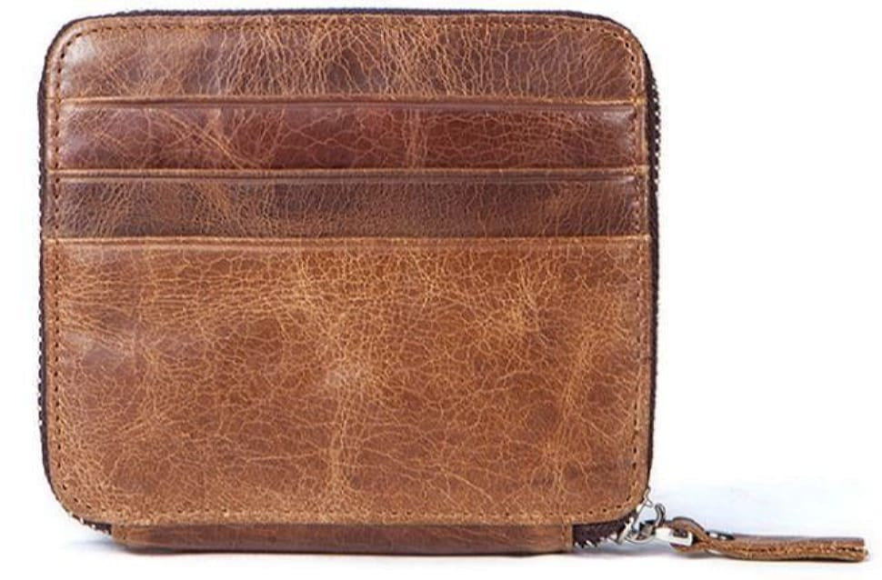 Картхолдер кожаный Vintage 14936 Светло-Коричневый