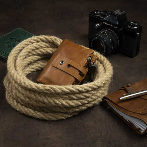 Гаманець чоловічий Vintage 14917 Рудий