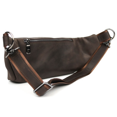 Leather fanny pack waist bag Limary Lim-233RC crazy horse