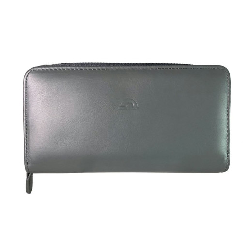 Шкіряне портмоне New Rainbow 1192 grigio сірий
