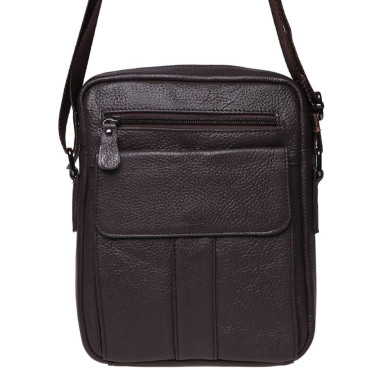 Men's leather bag Borsa Leather K18154-brown
