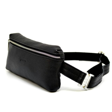Waist bag made of genuine leather FA-1818-4lx TARWA with metal fastex