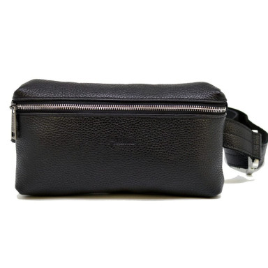 Waist bag made of genuine leather FA-1818-4lx TARWA with metal fastex