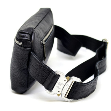 Waist bag made of genuine leather FA-1818-4lx TARWA with metal fastex