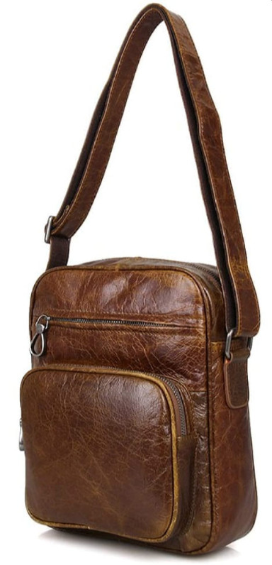 Сумка мужская Vintage 14418 Коричневая