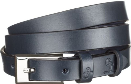 Ремінь жіночий Grande Pelle 11070 шкіряний Синій