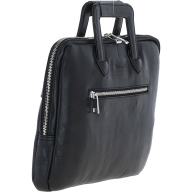 Сумка чоловіча для ноутбука 13 Ashwood PL45 Black (Чорний)
