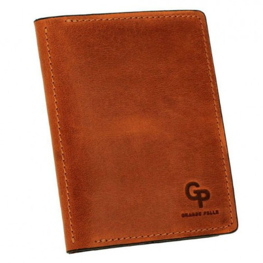 Cover for documents, passports, and car documents with a compartment for cards Grande Pelle 212123