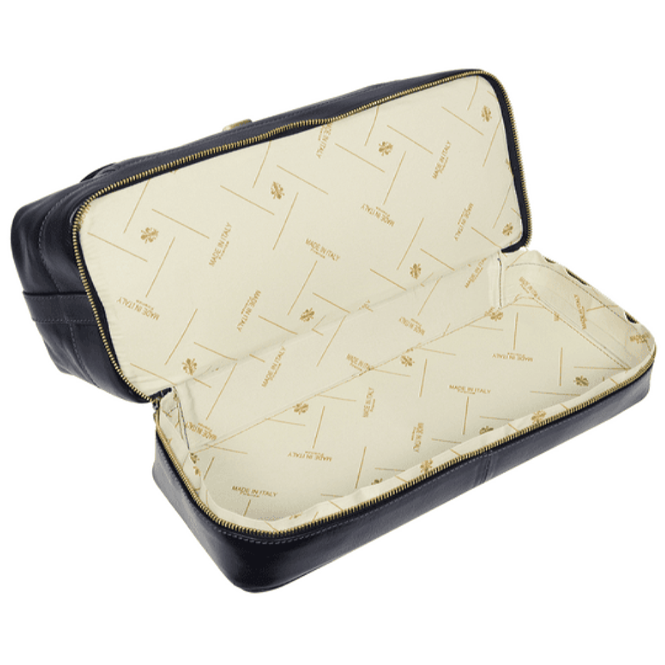 Італійський шкіряний саквояж - The Master and Margarita - чорний Time Resistance