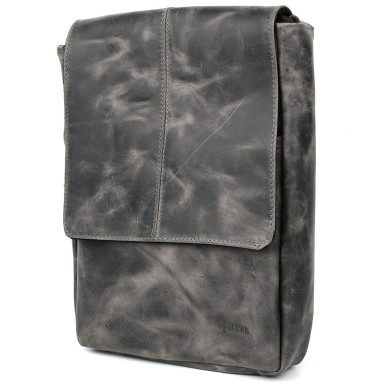 Men's leather shoulder bag A4 RJ-1501-3md TARWA Crazy Horse