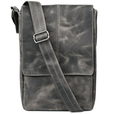 Men's leather shoulder bag A4 RJ-1501-3md TARWA Crazy Horse